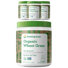 Amazing Grass 小麥草粉, 4個, 240克
