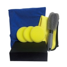 SINYI 洗車清潔工具7件組 DIY打蠟洗車組, 1套