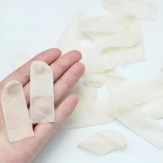 손가락 실리콘 골무 50P 손보호 위생장갑 라텍스 핑거코트, 1개, M사이즈