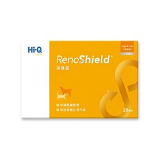 【 樂樂家 】 Hi-Q Pets ReneShield 藻護盛 犬貓腎臟保健 30顆, 360mg, 腎臟健康, 1盒
