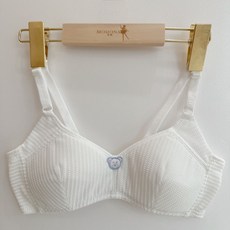 Morona茉娜精緻手工內衣-台灣製造-No.2358/第二階段少女內衣/成長型/石墨烯/棉質/無鋼圈內衣/白