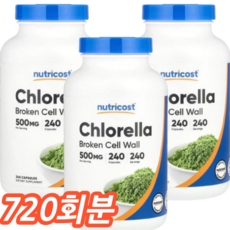 뉴트리코스트 클로렐라, 1개, 720회분