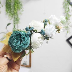 가더GADE 7BD 납골당꾸미기 일자형리스 조화꽃장식 부착식소품 코너장식 상단하단부분 몰딩 벨크로 야외 비석 잔디장 잔디꽃꽂이타입, 1개, 7BD) DB) 잔디꽃꽂이타입
