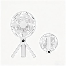BLDC모터 대형 저소음 무선 접이식 손선풍기 16cm 휴대용 선풍기, 아이보리, DQ280 아이보리, DQ280