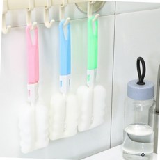 미니 다용도 물병 젖병 세척솔 스펀지 브러쉬 젖병솔 텀블러세척 주방세척솔