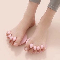 구름을보리 코어운동 자세교정 체형 밸런스 발 훈련 운동기구 (좌/우), 1세트, 핑크