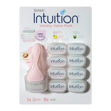 쉬크 인튜이션 스페셜 클럽팩 | 여성용 제모기 세트 ( 제모기1 + 리필9 ), 1개