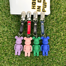 골프유단자 AI곰돌이 퍼터키퍼 퍼터커버 퍼터집게 골프 악세사리 필드용품 골프선물, 1개, 핑크