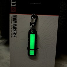美國5.11 GLOW MARKER-K 螢光標記鑰匙圈/吊飾 所羅門裝備授權經銷 多功能時尚配件, 1個, Black