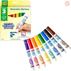 Crayola 繪兒樂 幼兒系列 無毒可水洗彩色筆, 1盒