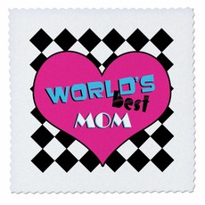 8x8 inch Quilt Square - Worlds Best Mom Designs Worlds Best, 미정