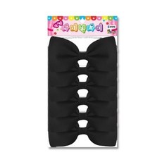 남자나비넥타이 검정 펠트 대형 14x7cm 정장소품