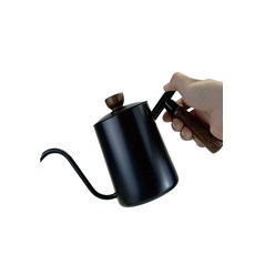미니 인덕션 드립 주전자 주전자 직화 캠핑 핸드 포트 두꺼운 600ml 외부 눈금+뚜껑, 250ml 스테인리스 내추럴 컬러 눈금, 250개, 250ml