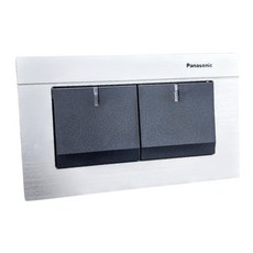 Panasonic國際牌GLATIMA系列開關蓋板，一開兩開三開附蓋板，日本製, 灰色/ㄧ開關,單品(不含面板)