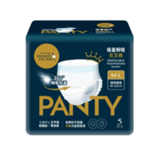 六甲村 極量瞬吸女王褲 褲型產褥墊 (M-L 適用臀圍80-105cm) 5片, XL-2L, 4pcs, 1套裝