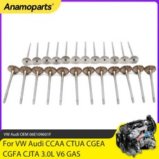 엔진 부품 흡기 및 밸브 세트 3.0 L CCAA 폭스바겐 투아렉 아우디 A4 가스용