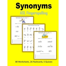 (영문도서) Synonyms - ASL Fingerspelling Paperback, Createspace Independent Pub..., English, 9781717350152