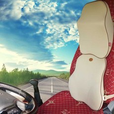 OG1 헤드레스트 차량용 목베개 트럭용 목쿠션 버스 트레일러 건설 차량 특수 차량 대형차 허리 지지대 메모리폼, 1개, 스타일 C 카키색 정장