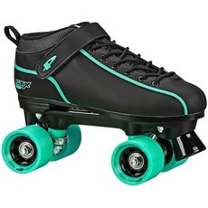페이서 GTX 500 퍼포먼스 스피드 롤러 스케이트, Black/Teal, M9/W10, M9/W10