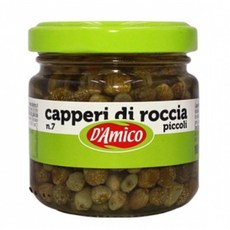 이탈리아 유리병 케이퍼 피클 100g 케이퍼스 연어, 11개