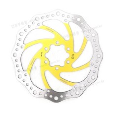 컬러 브레이크 디스크 로터 6홀 44MM, 160MM 옐로우, 1개