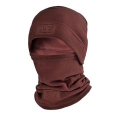 폴라 플리스 발라클라바 마스크 후드 웜 보온 마스크 날씨 남녀용 스키 넥 겨울 추운 (Color-Coffee Size-One Size), Coffee, One Size, 1개