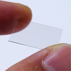 현미경 관찰 슬라이드 글라스 커버 20x20 실험재료 과학재료