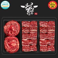 횡성한우 찜갈비 불고기 1등급 3구 선물세트 1.9kg