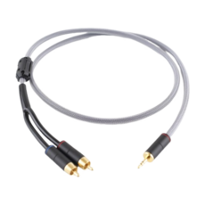 發燒級3.5mm轉2RCA音頻線 M152 鍍銀神經線 電腦手機接擴大機 音響