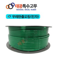 [태광특수고무] 우레탄라운드벨트/ 우레탄줄오링/ 우레탄 민자&엠보, 우레탄 라운드벨트(민자), 2mm, 1M, 1개