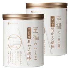 SANYO 山洋 SHIFUKU 360度掏耳棉花棒 圓筒, 2個, 100入