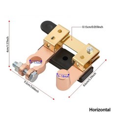 12V 24V Car Top Post Boat RV Shut Battery Blade For Master Switch Truck Auto Knife Cut Off Disconnec, Horizontal