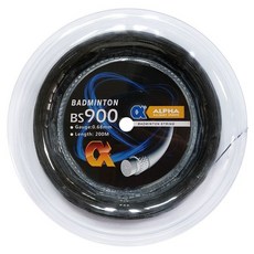 BS900 배드민턴 거트 동급 컨트롤 A BS 900 배드민턴줄 파워, BS900 대시보드 200m 스 블랙, 1개
