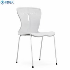 학원책상 의자 세트 1인용 공부방 책상 책걸상, 네발 - 화이트