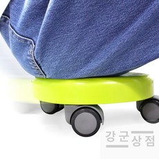 (강군상점) 물걸레질 의자 바퀴의자바닥용, 초코, 핑크, 초코, 그레이, 아이보리, 레드, 그린, 1개