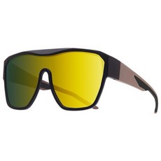 捷安特 GIANT 103LS 沙漠腿土豪金外掛式偏光太陽眼鏡 開車/騎車/自行車, 黑、沙漠腿土豪金