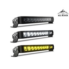 黑四驅ALL BLACK LED可切換白、黃光單排排燈 30/40/50吋, 1個, 可切換白黃光單排40吋