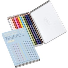 홀바인 인물 색연필 12색 틴케이스