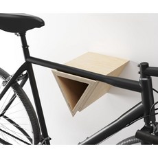 藝術 三角形單車掛架 壁掛式腳踏車車架 公路車收納架 穩固耐用 節省空間, 1個