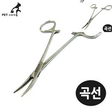 [픽딜] 겸자가위 곡선 애완용품