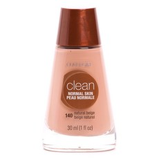 CoverGirl 클린 노멀 스킨 리퀴드 메이크업 30ml, 140 Natural Beige, 1개
