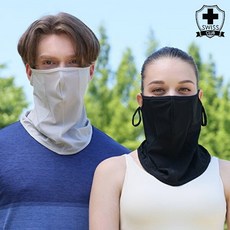 스위스 클럽 자외선 차단 쿨 마스크 시즌1 냉감 얼굴 햇빛 가리개 여름 UV 차단 3종 1세트, 1개