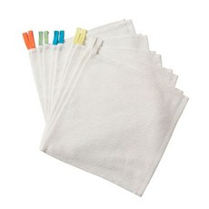 이케아 KRAMA 크라마 미니수건10p 30x30cm, 화이트, 1세트
