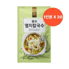 청수식품 멸치칼국수, 20개, 110g