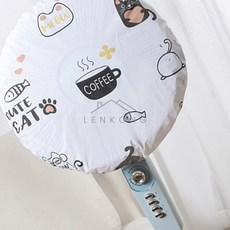오렌콩 선풍기망 스탠드선풍기커버 선풍기먼지커버 선풍기덮개, 1-선풍기커버-도형