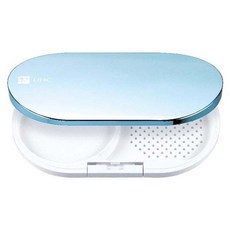 DHC 完美淨白防曬兩用粉餅專用盒, 1個, 藍色