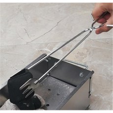 고기집게 롱 스테이크 바베큐 요리 캠핑 튀김 조리 주방 야외 35cm