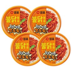 샘표 불닭볶음, 80g, 4개