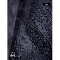 패브릭원단 가을과 겨울 의류 섬유로 만든 추상 불규칙한 입체 곡물 패턴 자카드 질감 직물, black, 1개
