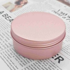 원형 알루미늄 소품 캔들용기 핑크 150ml 소품보관함